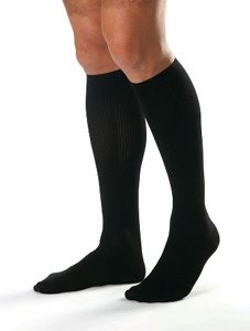 Jobst Support Wear, Knee High Socks, Black, Large