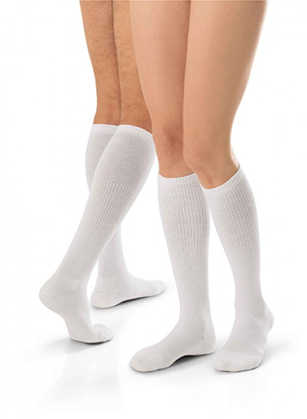 Jobst Support Wear, Knee High Socks, White, Medium