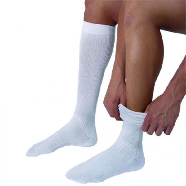 Jobst® ActiveWear Firm Support Knee High, 20-30mmHg, XL, White