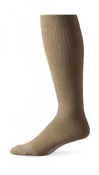 Jobst® Men's Knee High Dress Sock, 8-15mmHg, MED, Khaki