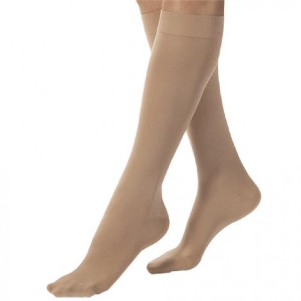 Jobst Medical Leg Wear, Thigh High Stockings, Silky Beige, Large