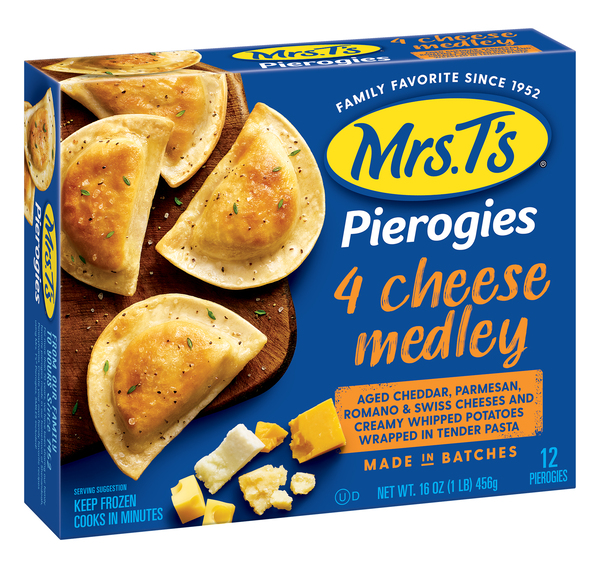 Mrs. T's Pierogies, 4 Cheese Medley