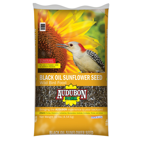 Audubon Park Wild Bird Food, Black Oil Sunflower Seed