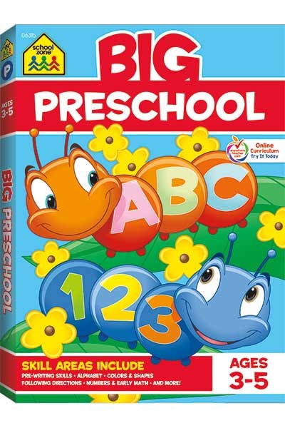 School Zone Big Workbook Preschool (Ages 3-5)