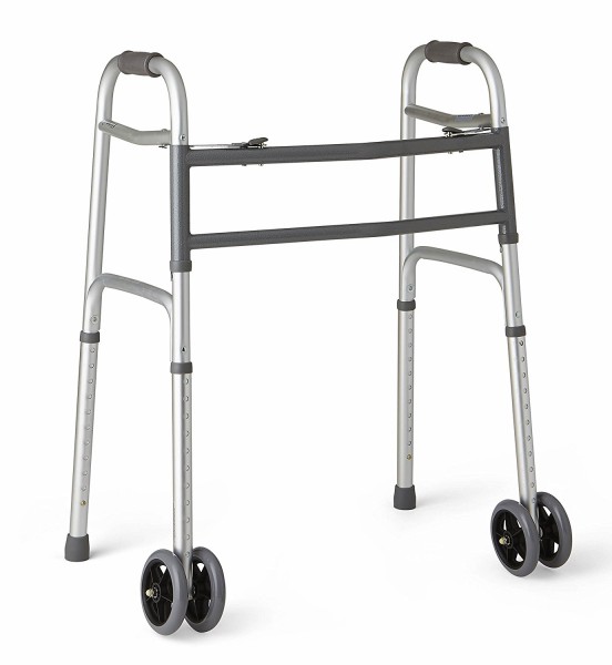 Medline Heavy Duty Bariatric Extra Wide Folding Walker