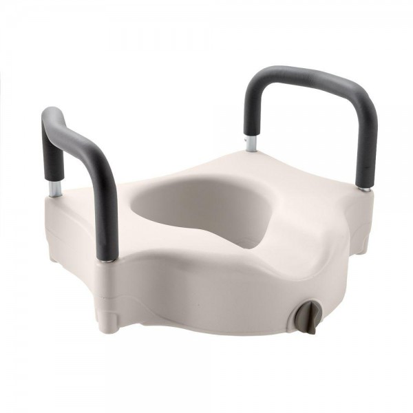 Medline Elevated Locking Toilet Seat with Arms