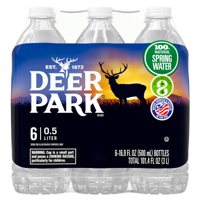 Deer Park Water, 100% Natural Spring