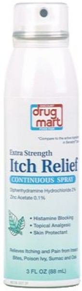 DDM Extra Strength Itch Relief Continuous Spray