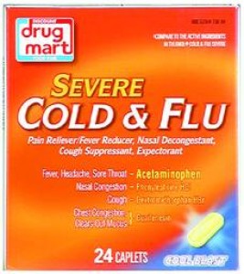 DDM Cold+Flu Severe Cool Taste Caplets