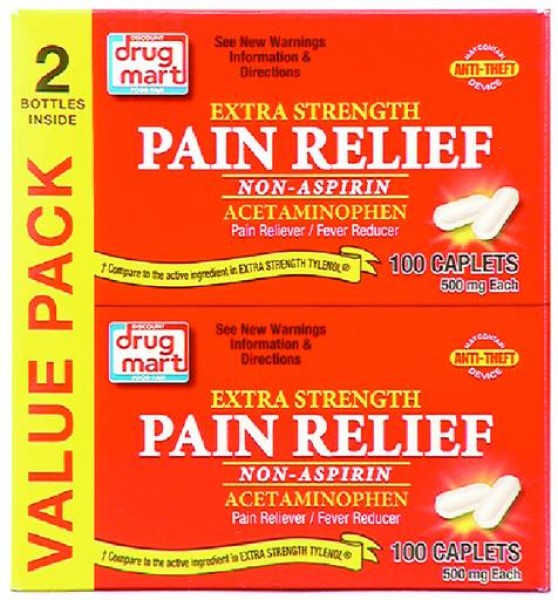 DDM Extra Strength Pain Relief Non-Aspirin Value 2 Pack