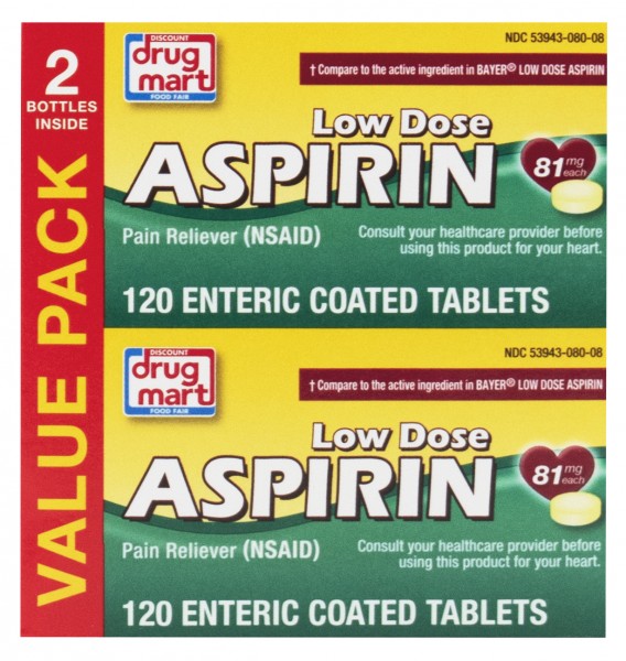 DDM Adult Low Dose Aspirin Value Two-Pack