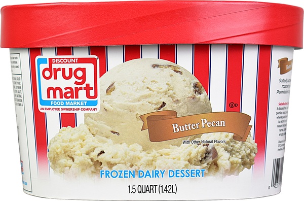 Discount Drug Mart Butter Pecan Ice Cream