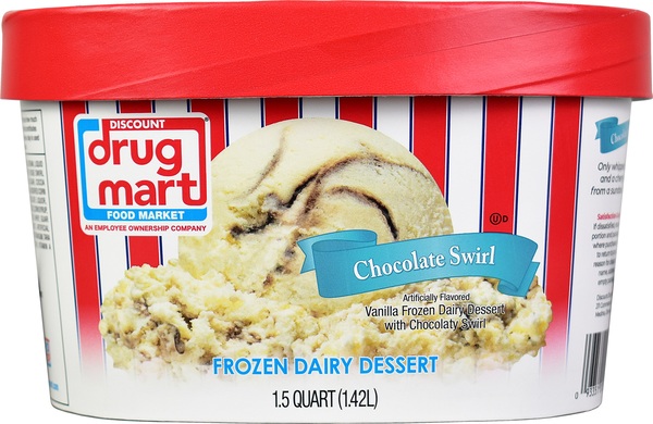 Discount Drug Mart Chocolate Swirl Ice Cream
