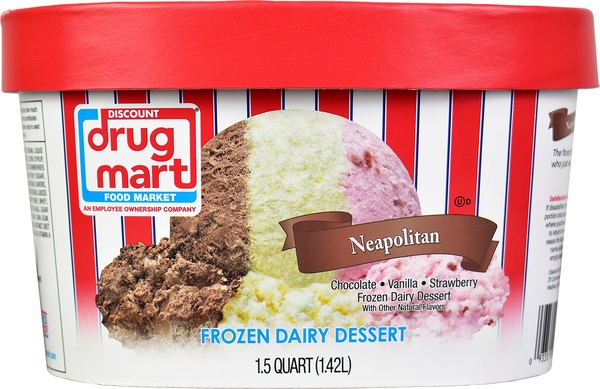 Discount Drug Mart Neapolitan Ice Cream