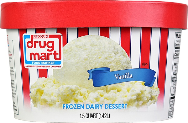 Discount Drug Mart Vanilla Ice Cream