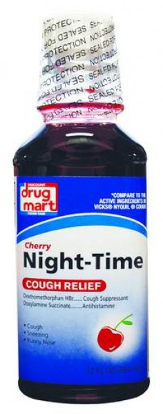DDM Nighttime Cough Relief Cherry Flavor