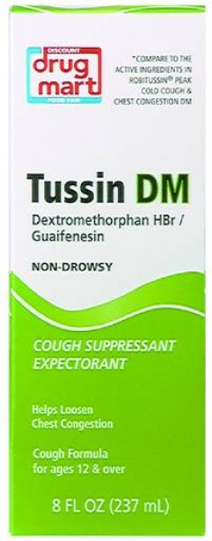 DDM Tussin DM Liquid Cough Suppressant Expectorant