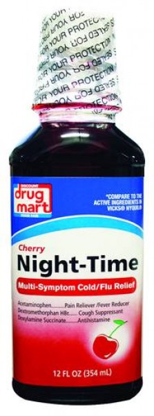 DDM Nighttime Cherry Multi-Symptom Cold/Flu Relief