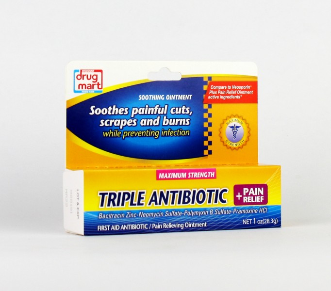 DDM Trisporin Triple Antibiotic+Pain Relief Ointment