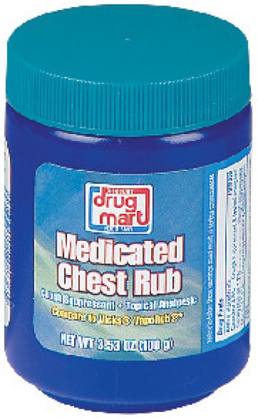 DDM Medicated Vaporizing Chest Rub