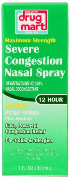 DDM Maximum Strength Severe Congestion Nasal Spray