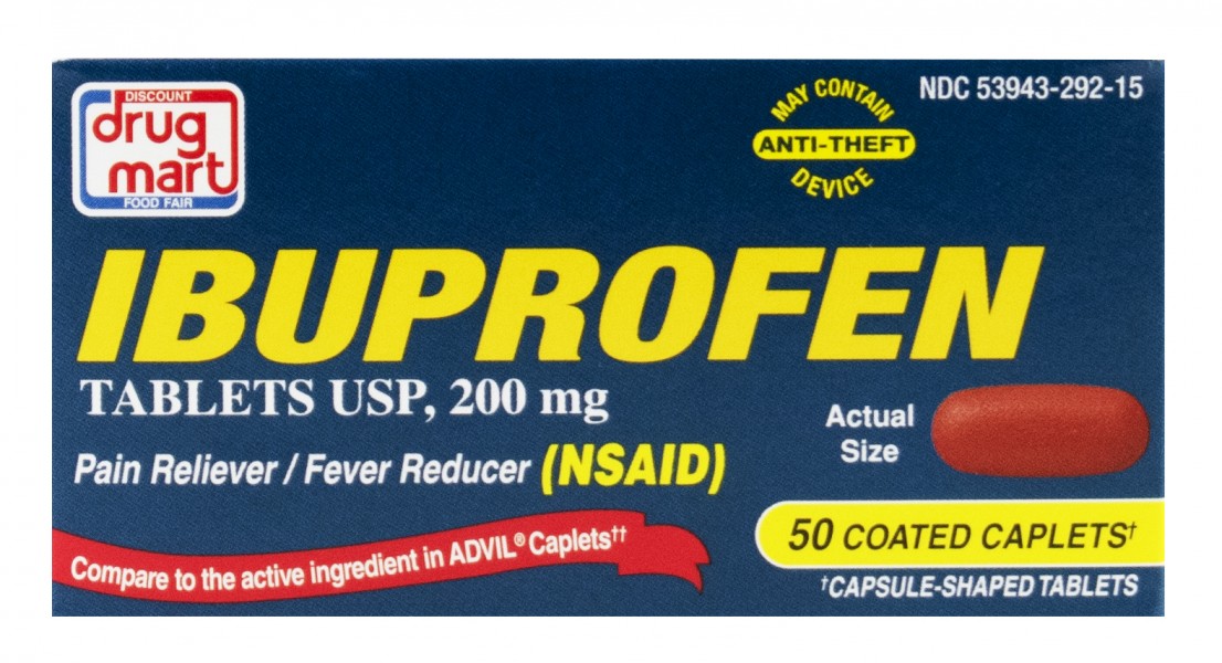DDM Ibuprofen Caplets