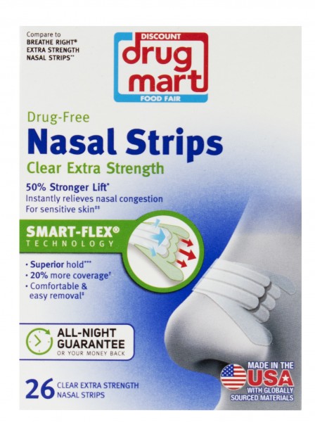 DDM Extra Strength Clear Nasal Strips