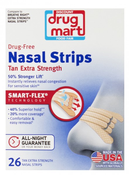 DDM Tan Extra Strength Nasal Strips