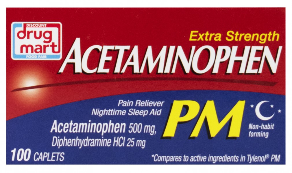 DDM Extra Strength Acetaminophen PM