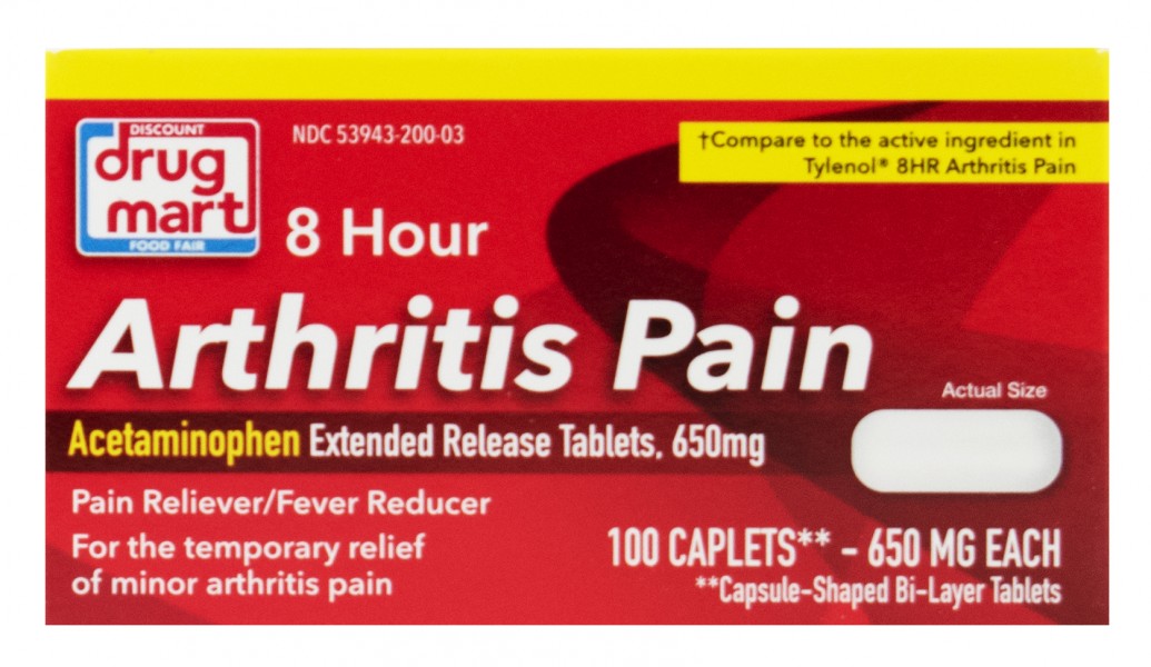 DDM Acetaminophen Arthritis Pain Relief