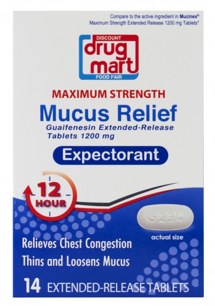 DDM Maximum Strength Mucus Relief Expectorant