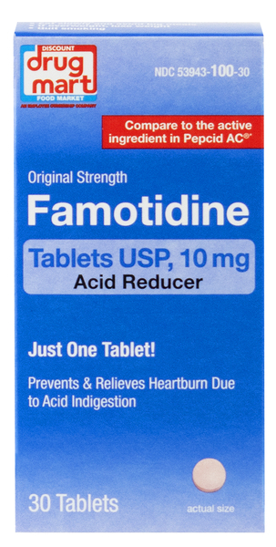 DDM Famotidine 10 mg Tablets