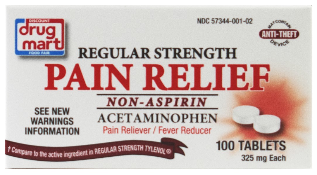 DDM Regular Strength Pain Relief Acetaminophen