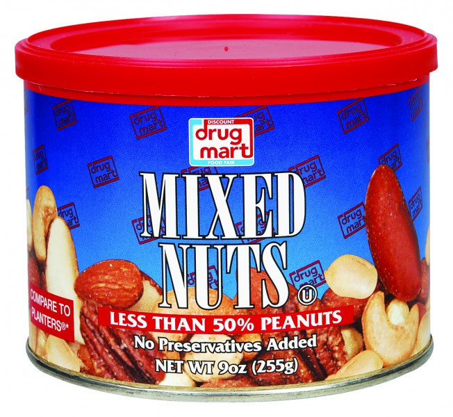 DDM MIXED NUTS <50% PNUTS