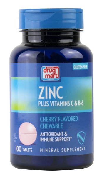 DDM Zinc Cherry Flavored Chewable Tablets
