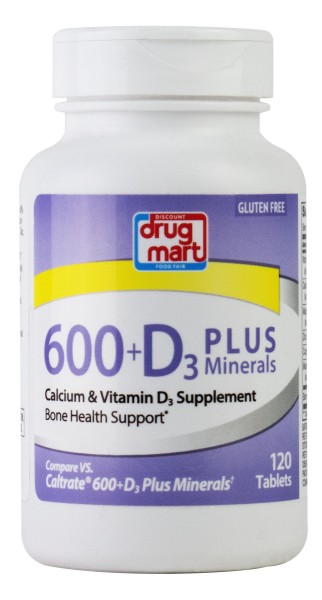 DDM Calcium 600 & Vitamin D3 Plus Minerals