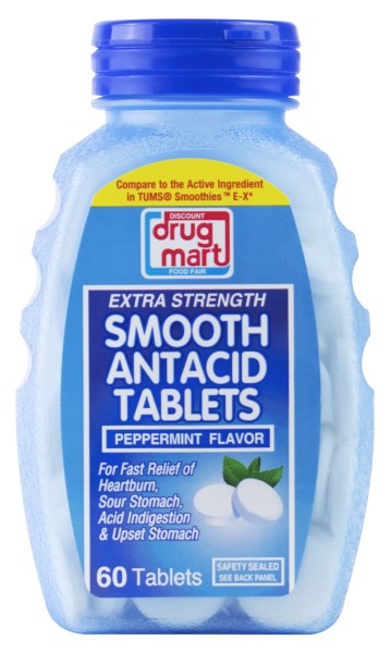 DDM Smooth Antacid Tablets Extra Strength