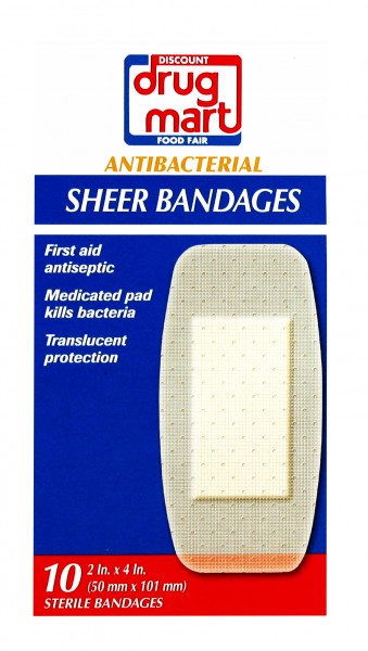 DDM Antibacterial Sheer Bandages 2