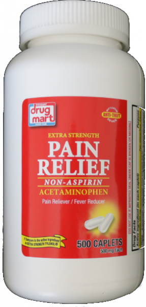 Discount Drug Mart Extra Strength Pain Relief Non-Aspirin Acetaminophen 500 count