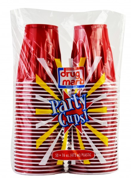 DDM RED PARTY CUP 16 OZ