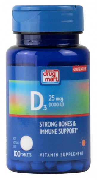 DDM Vitamin D3 1000IU Tablets