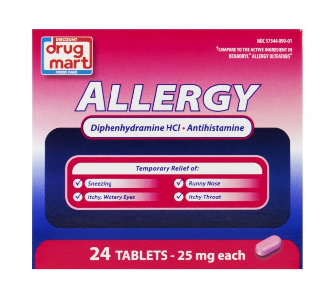 DDM Allergy Relief Tablets