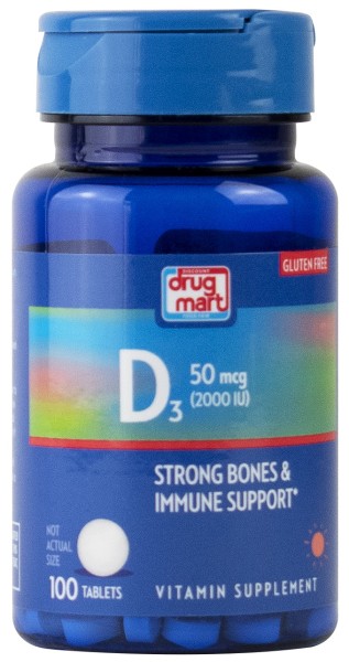 DDM Vitamin D3 2000IU Tablets
