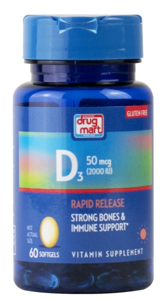 DDM Vitamin D3 Rapid Release Softgels