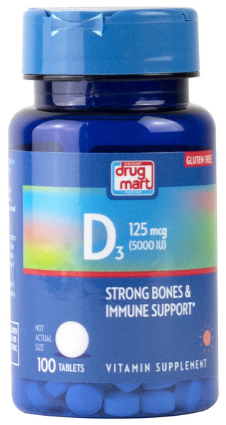 DDM Vitamin D3 5000IU Tablets