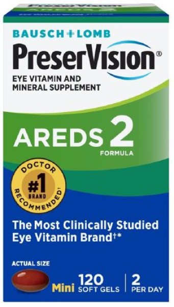 PreserVision Eye Vitamin & Mineral Supplement, AREDS 2 Formula, Soft Gels