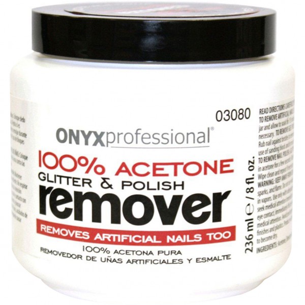 Onyx 100% Acetone Nail Polish Remover Jar