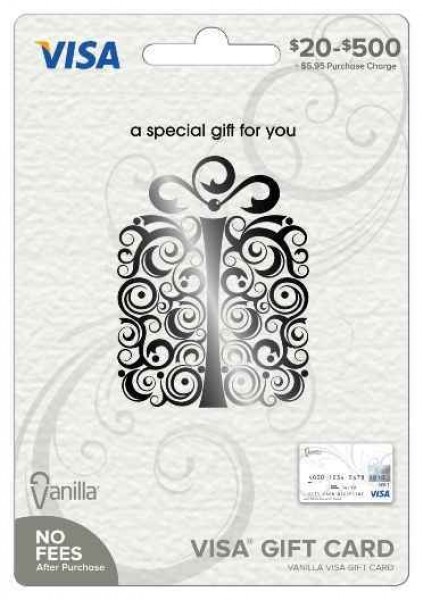 Visa Vanilla Gift Card $20-$500