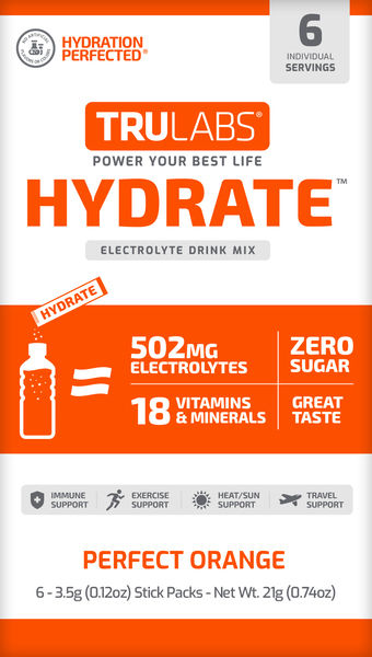 TruLabs Energy + Focus Drink Mix Orange Pineapple