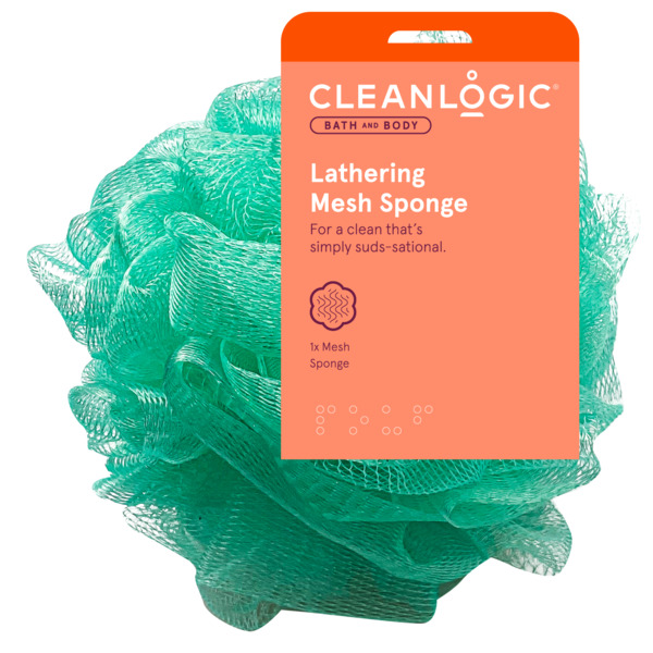 Cleanlogic Lathering Mesh Sponge